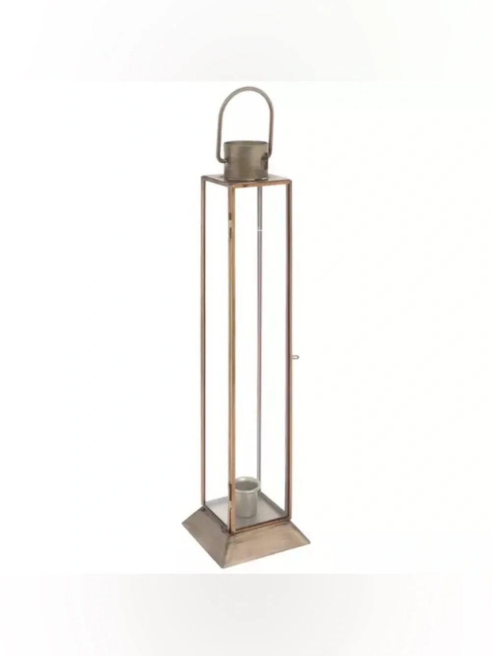 Gold Skinny Metal Taper Candle Holder